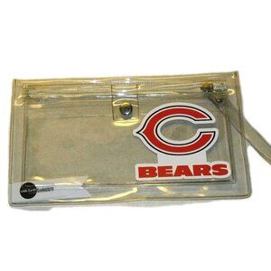 Chicago Bears Womens Clear See Through Purse Bag 9x5 inches New NFL
